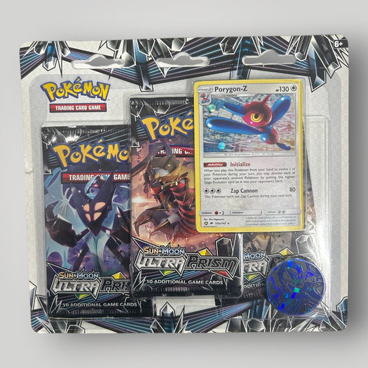 Pokémon, Ultra Prism 3 Pack Blister [Porygon-Z]