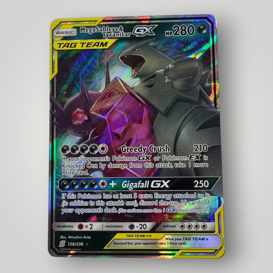 Mega Sableye & Tyranitar GX 126/236