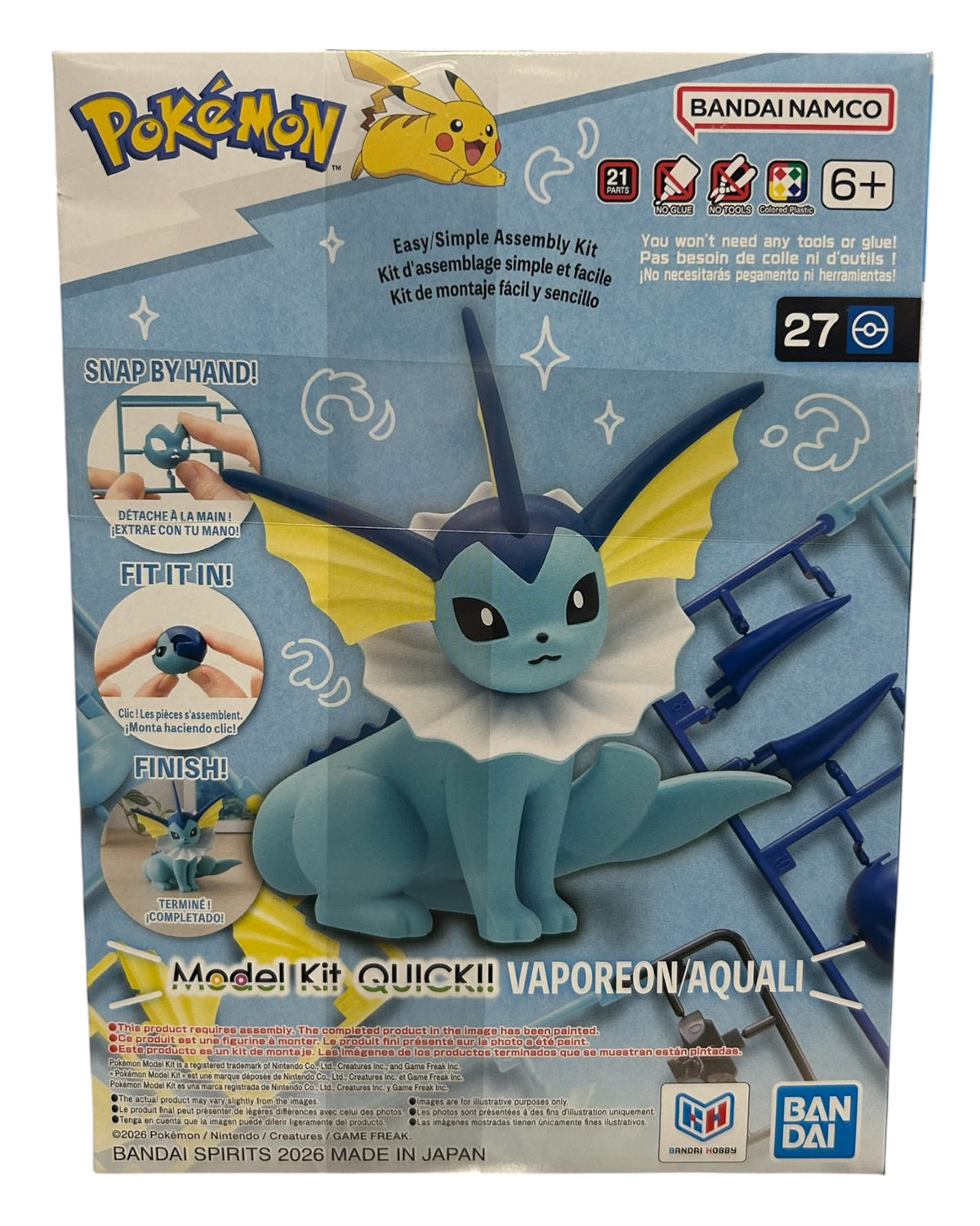 Pokémon Model Kit: Vaporeon