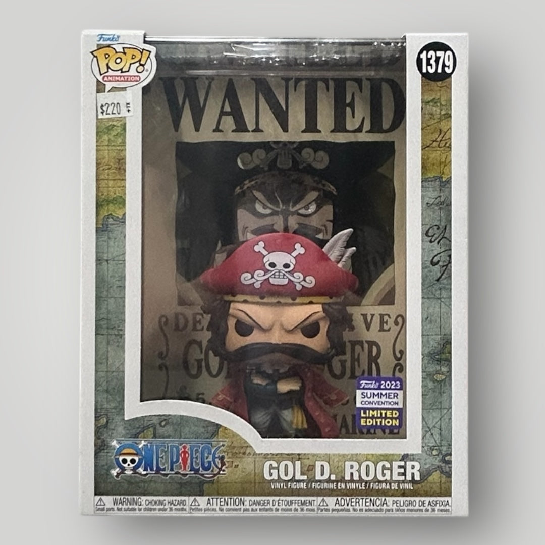 OnePiece Gol D.Rogers 1379 Wanted Poster Summer Convention 2023 Exclusive