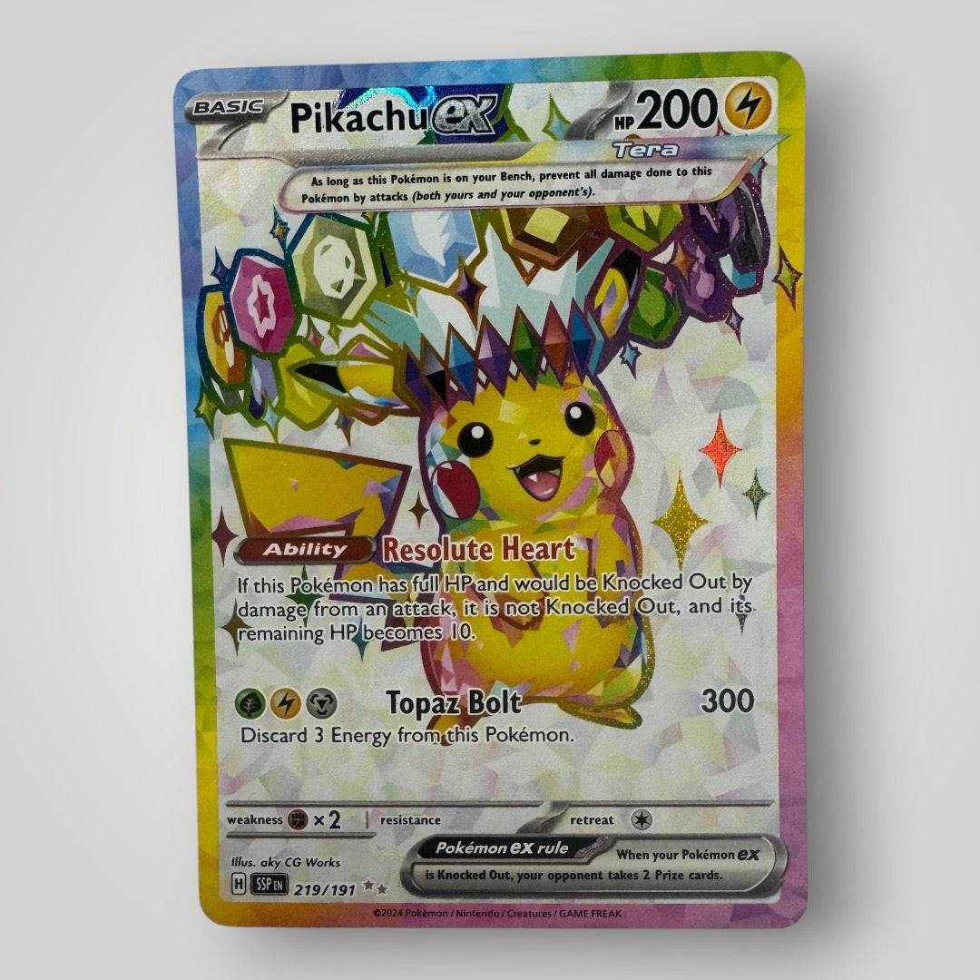 Pikachu ex 219/191