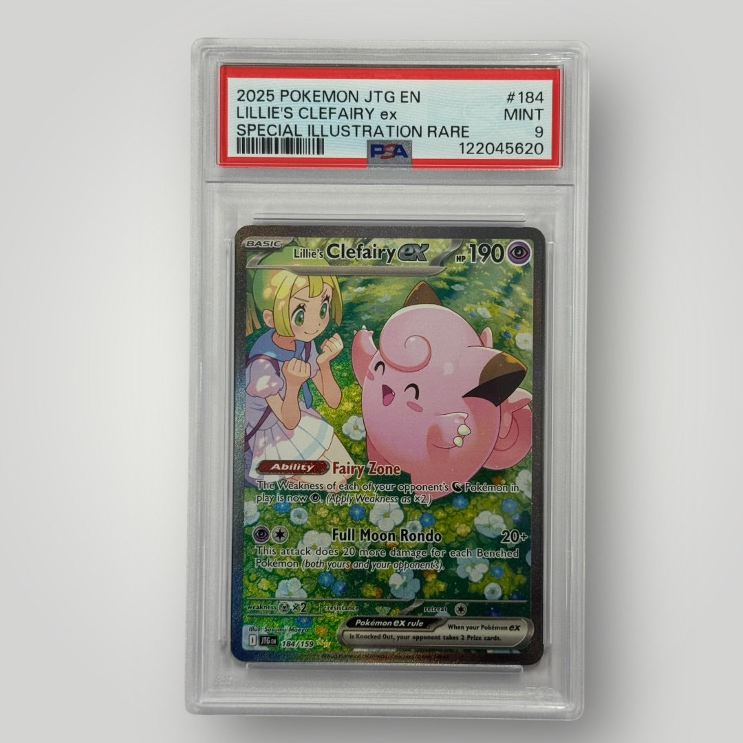Lillie’s Clefairy EX 184/159 Graded PSA 9