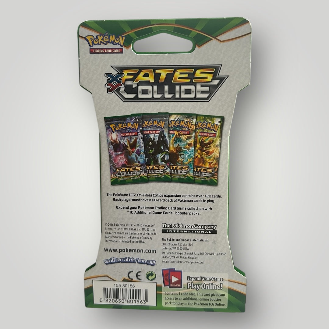 Pokemon: XY - Fates Collide Sleeved Booster Pack [Zygarde]