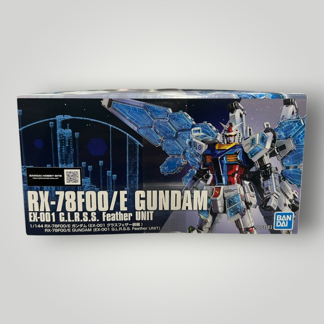 Bandai Spirits 1/144 RX-78F00/E Gundam EX-001 Glass Feather Plastic Model Kit