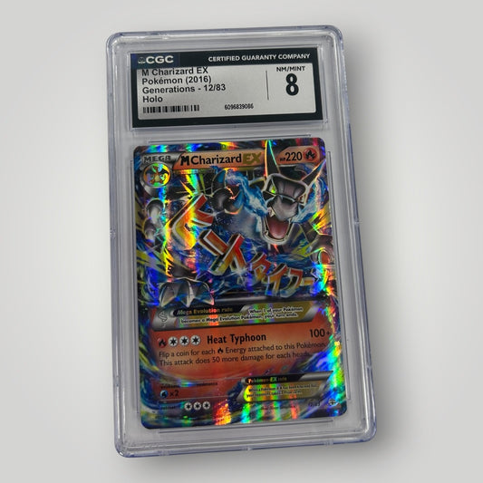 M Charizard EX 12/83 CGC 8