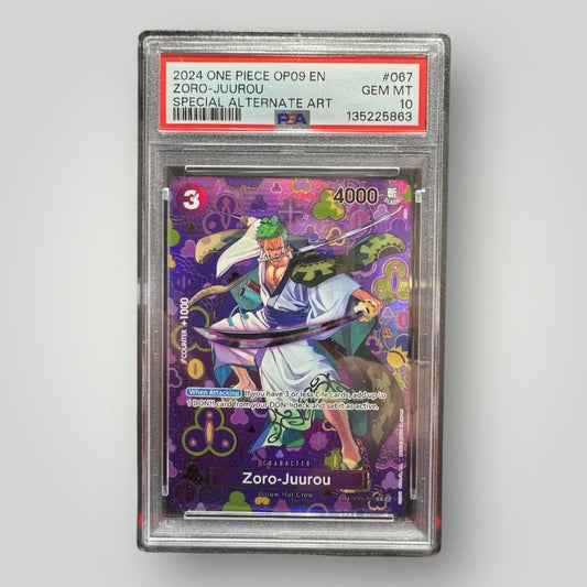 One Piece Zoro Juurou PSA 10 Emperors In The New World