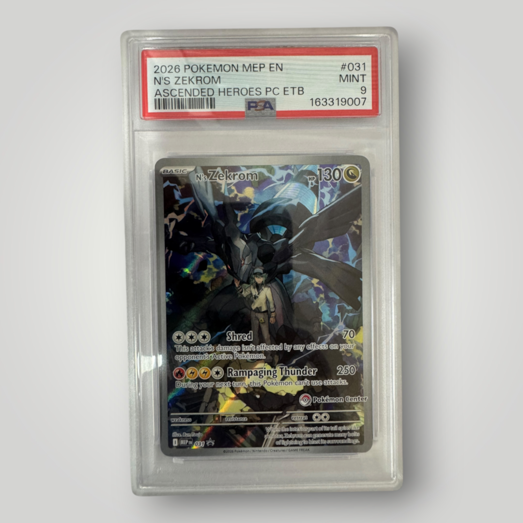 2026 Pokemon N’S Zekrom PSA 9