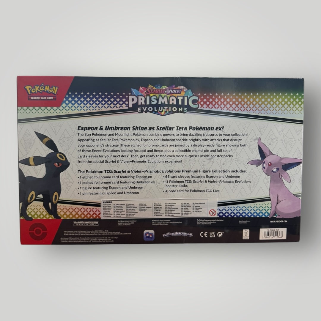 Prismatic Evolutions Premium Figure Collection Espeon & Umbreon