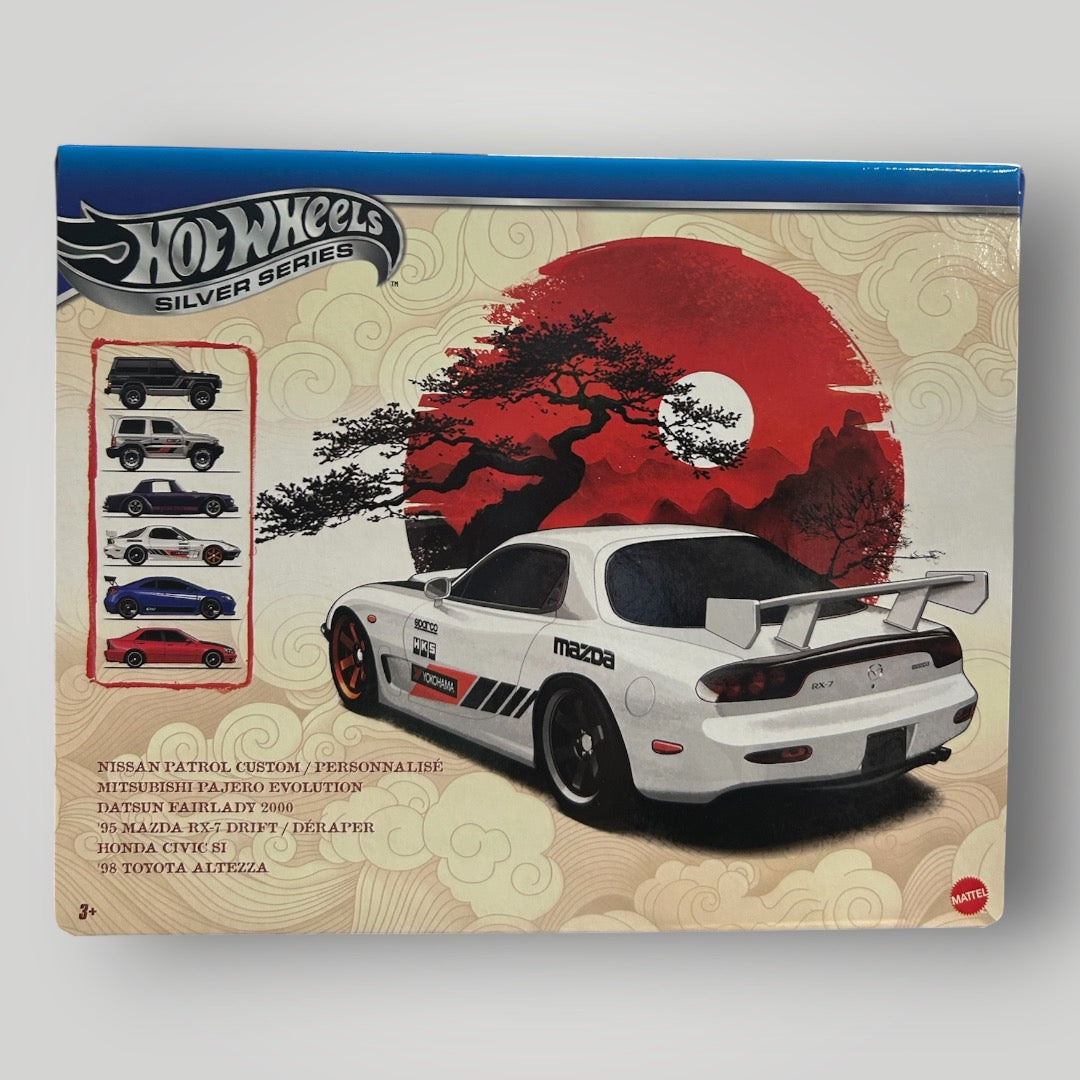 Hot Wheels 1:64 Silver Series 2026 Streets of Japan Die-Cast Cars 6-Pack