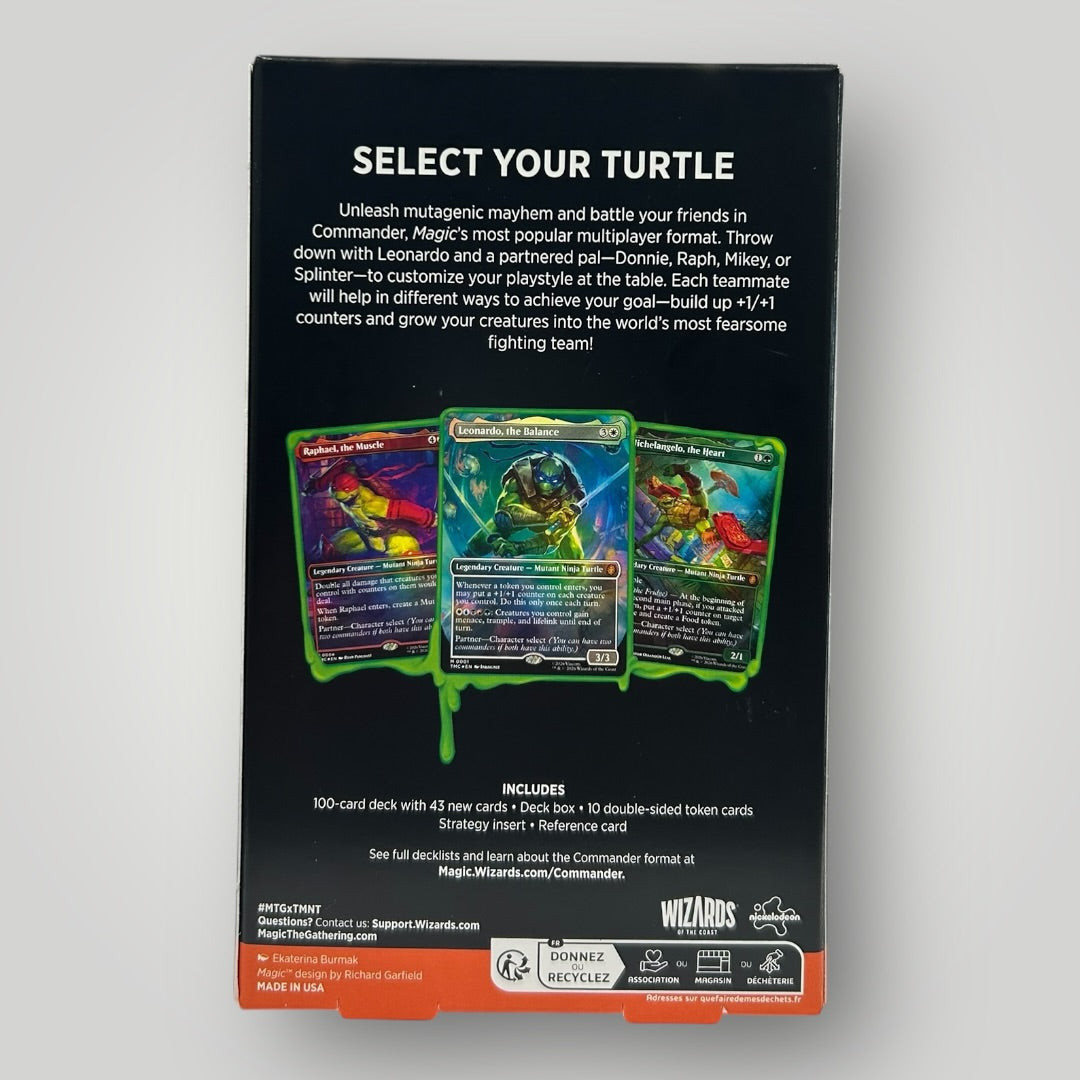 Teenage Mutant Ninja Turtles Commander Deck - Turtle Power!