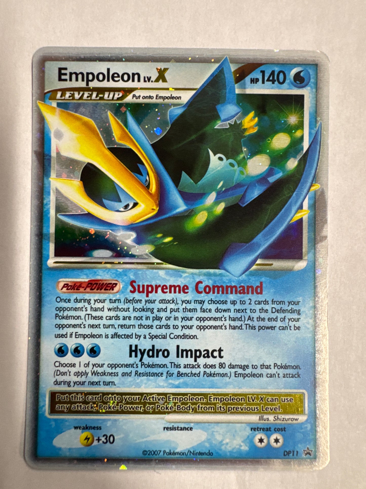Empoleon LV.X - DP11 - Diamond & Pearl Black Star Promos - Holo Promo - LP