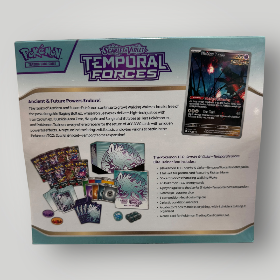 Pokemon SV05 Temporal Forces Elite Trainer Box [Walking Wake]