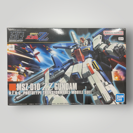 Bandai Hguc 1/144 Msz-010 Zz Gundam Plastic Model Kit Mobile Suit Zz Gundam