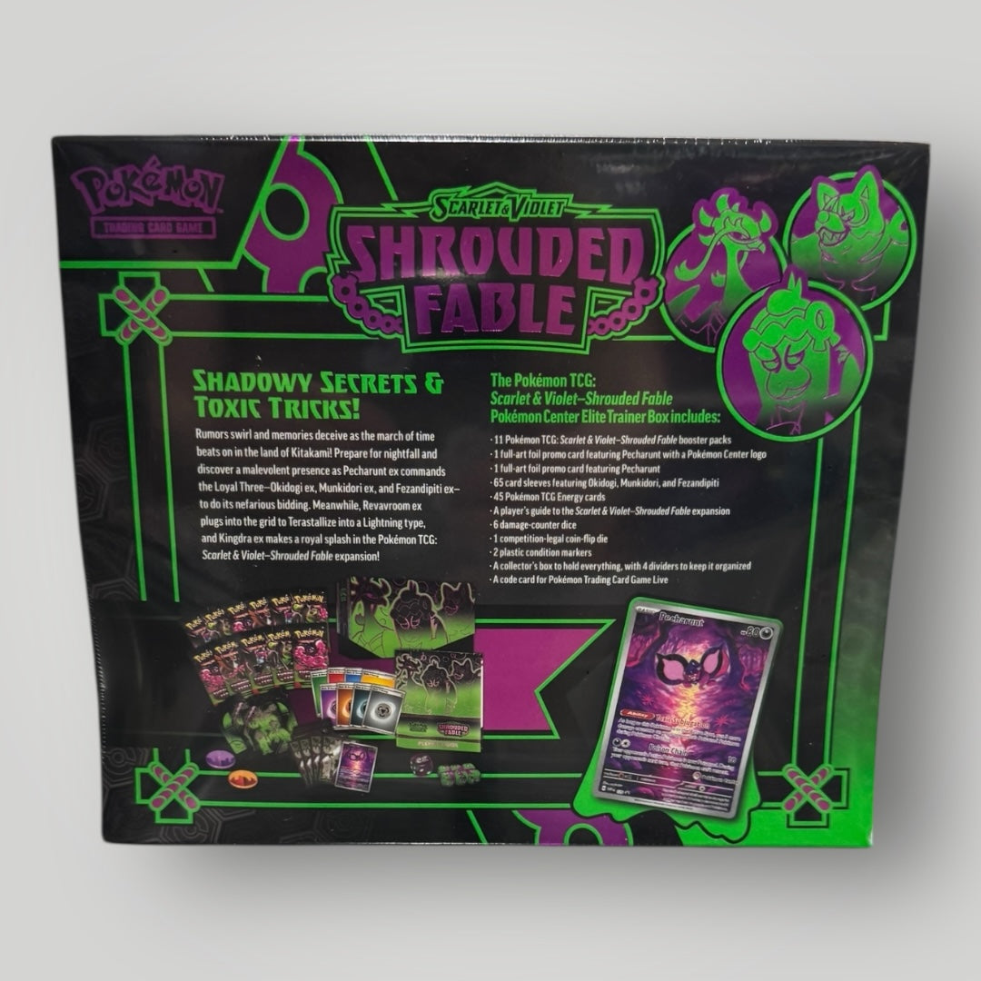 Pokémon Shrouded Fable Pokemon center Exclusive Elite Trainer Box