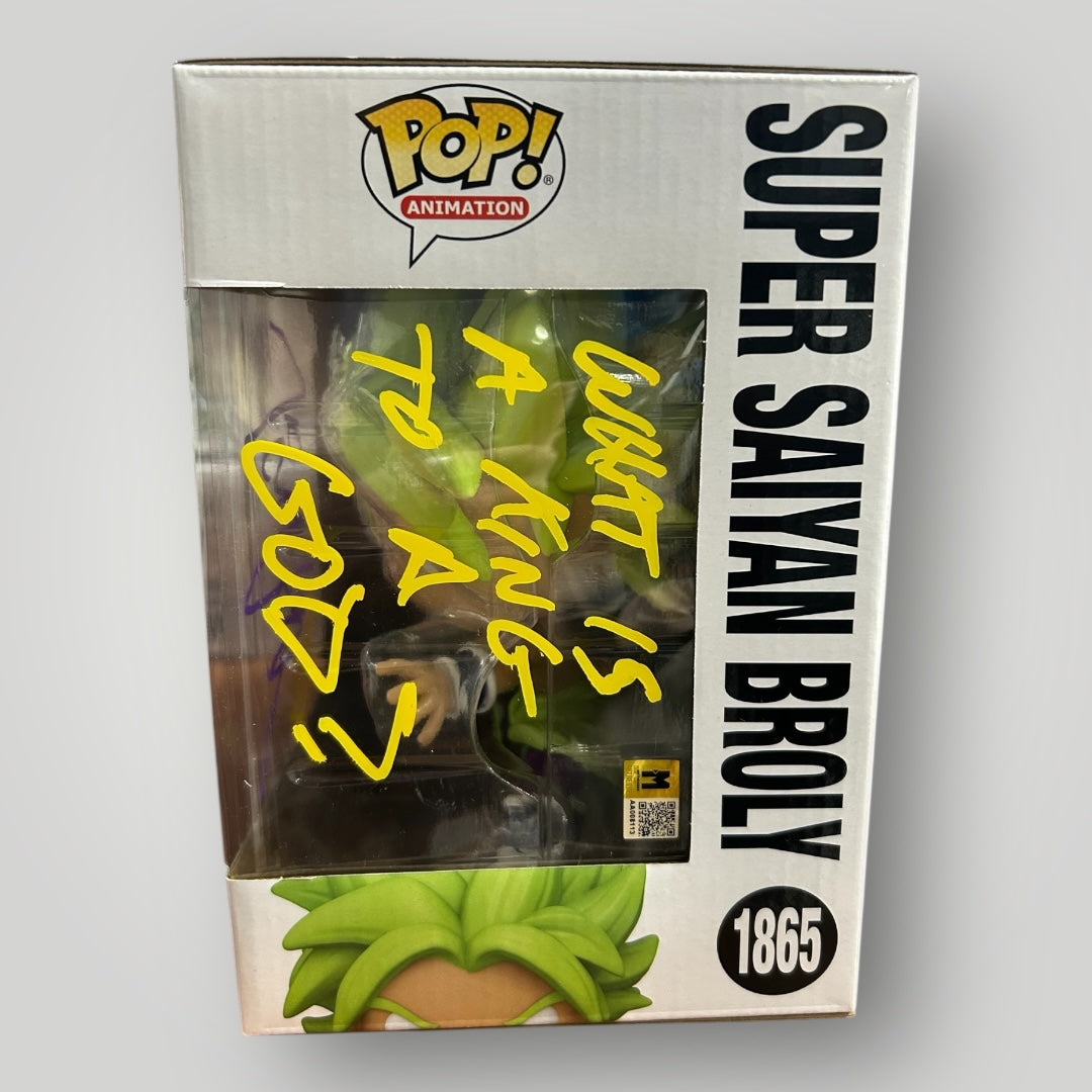 Super Saiyan Broly #1865 Signed And Quoted 6 in
