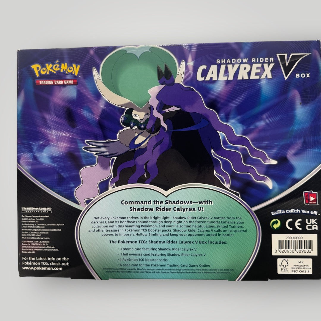 Shadow Rider Calyrex V Box