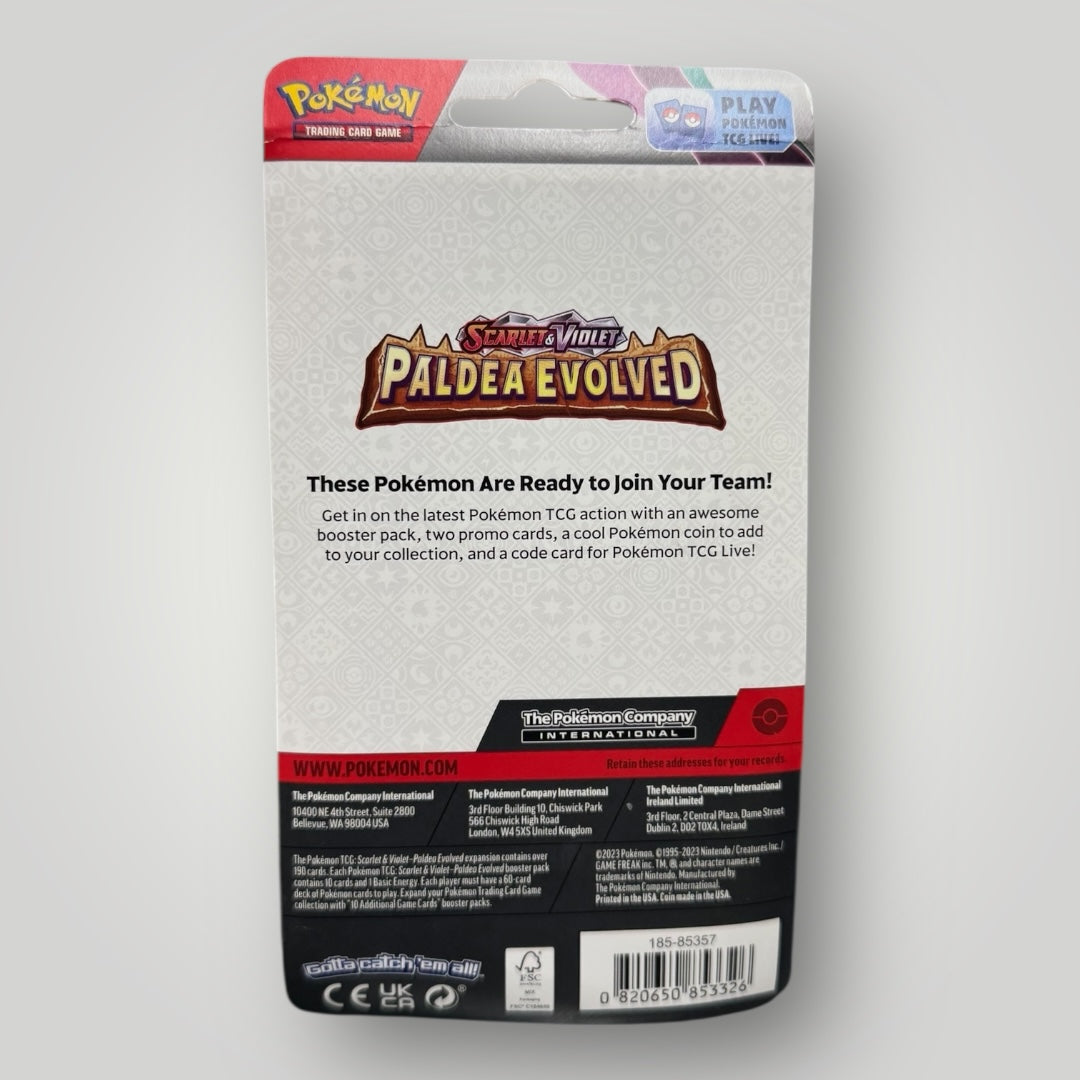 Scarlet and Violet Paldea Evolved Single pack Blister