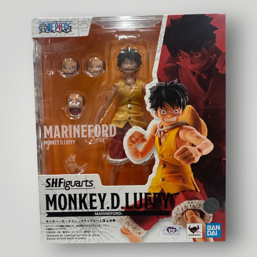 Bandai S.H.Figuarts One Piece Monkey D. Luffy (Summit War of Marineford) Figure