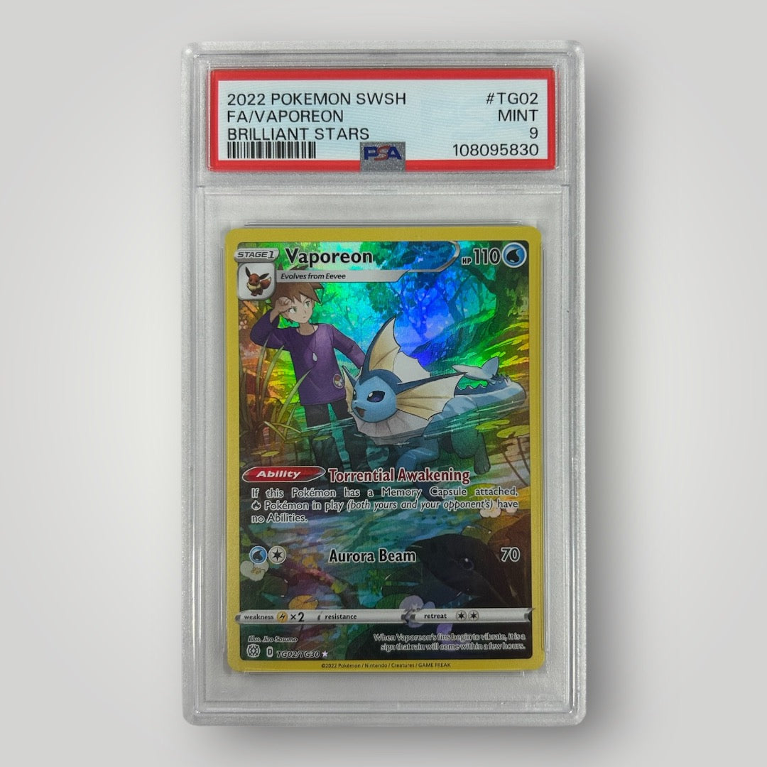 Vaporeon TG02/TG30 Graded 9