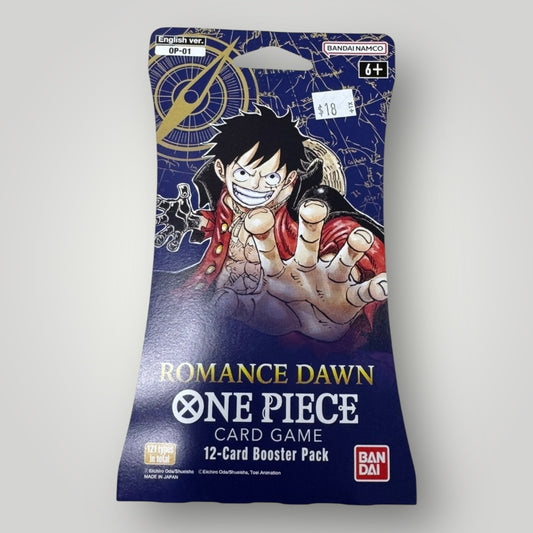 One Piece OP-01 Romance Dawn Sleeved Booster Pack