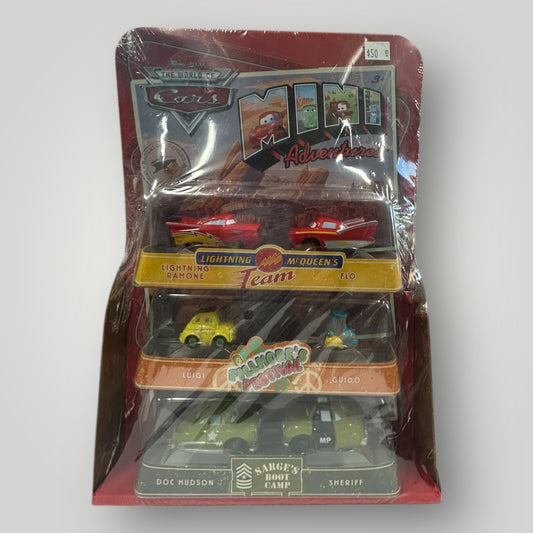 Disney Cars mini adventures 3 pack