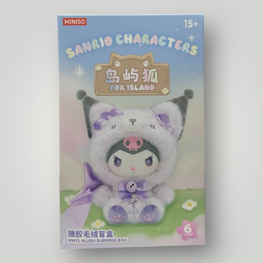 MINISO Sanrio Characters Fox Island Series Plush Blind Box Toys