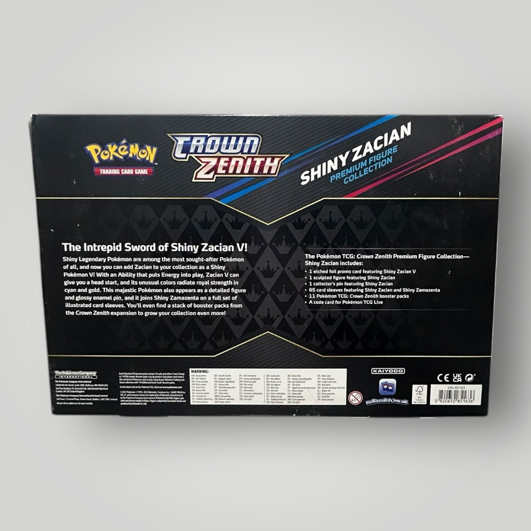 Pokemon: Crown Zenith Premium Figure Collection [Shiny Zacian] - Crown Zenith