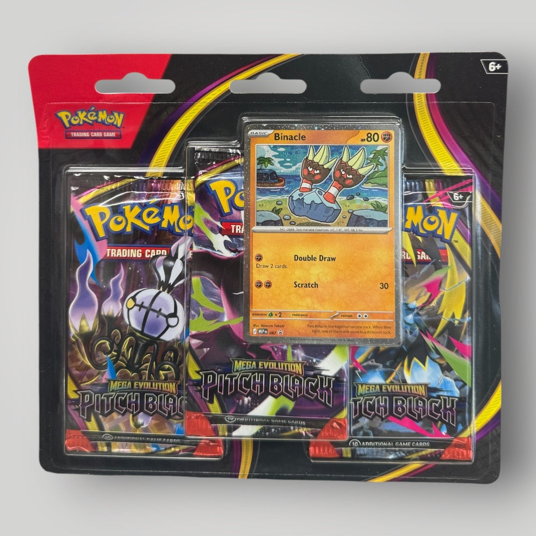 Pitch Black 3-Pack Blister