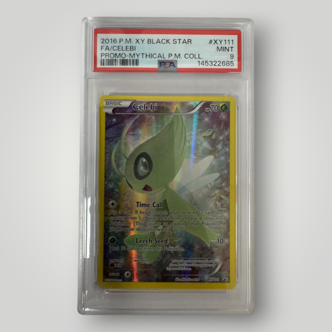 2016 XY Black Star Celebi Promo PSA 9
