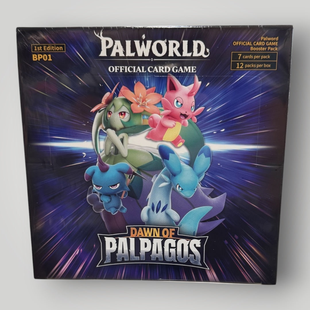 Palworld Dawn of Palpagos booster box