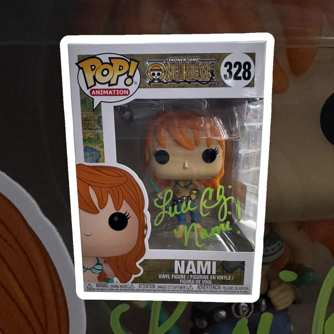 One piece Nami Autographed by Luci Christian