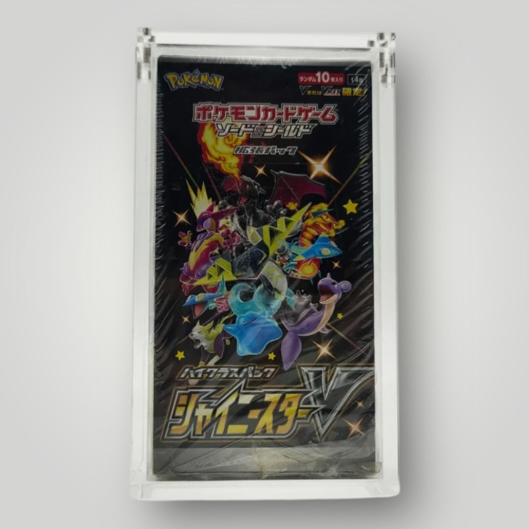 Poke Armor- Japanese Booster Box Acrylic Case- 10-20 Pack Box