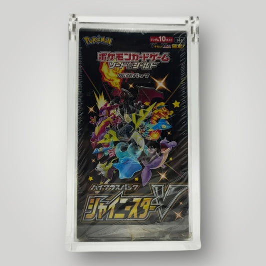 Poke Armor- Japanese Booster Box Acrylic Case- 10-20 Pack Box