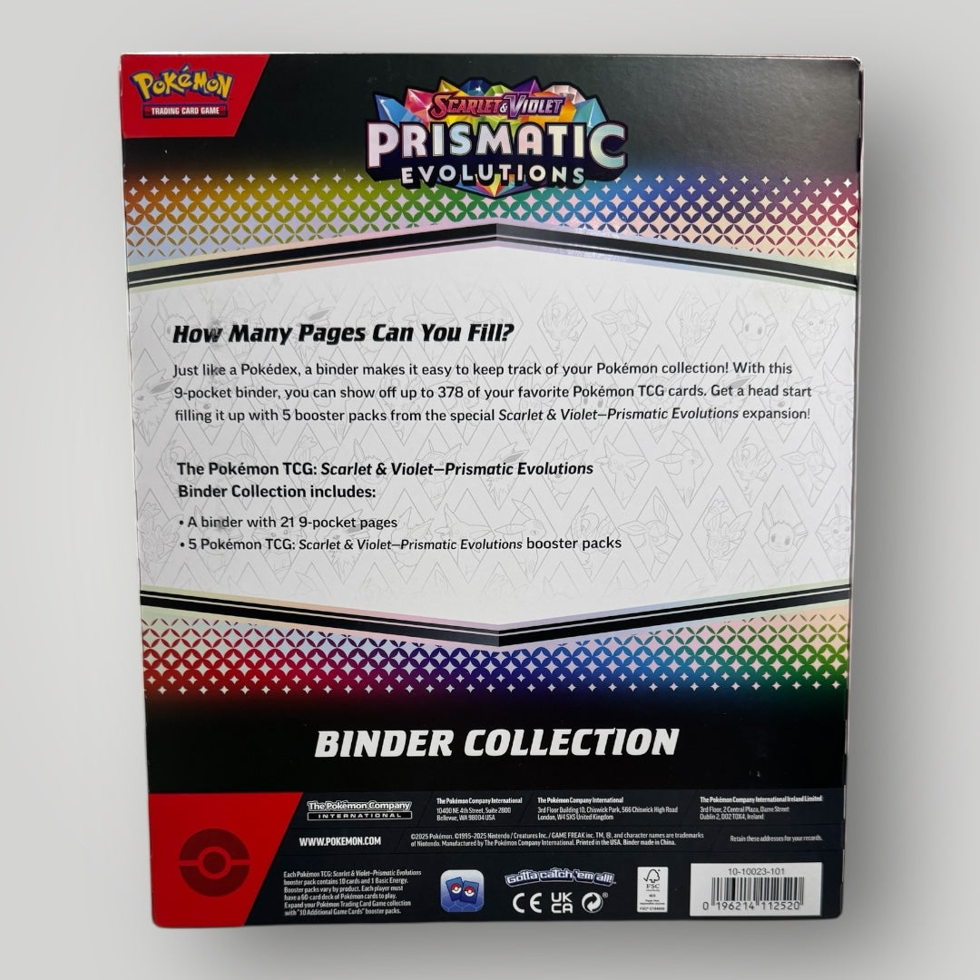 Prismatic Evolutions Binder Collection