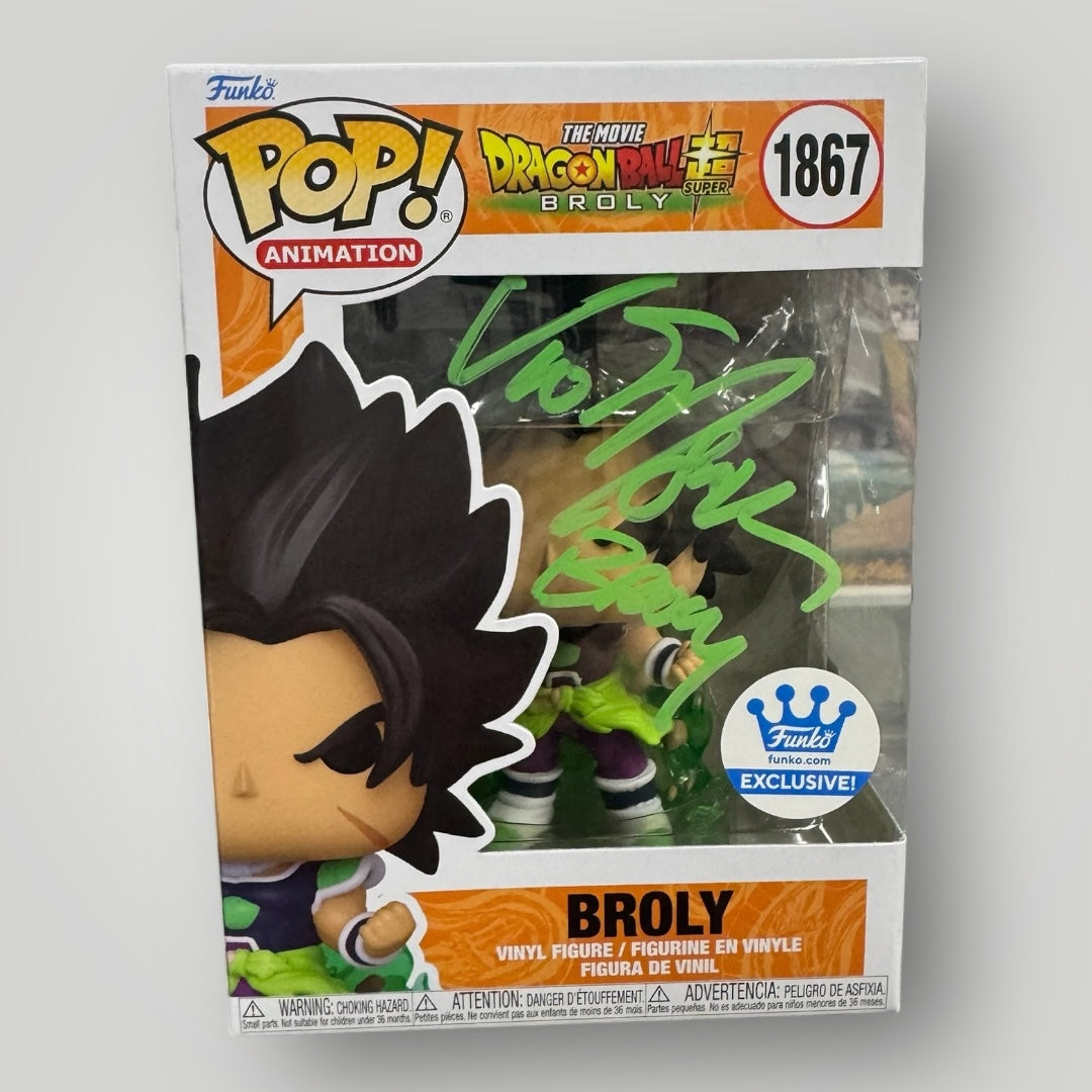 Dragon Ball Z Broly Signed by Vic Mignogna