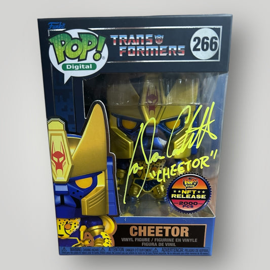 SIGNED Cheetor Funko Pop #266 NFT Release 2000 Pcs