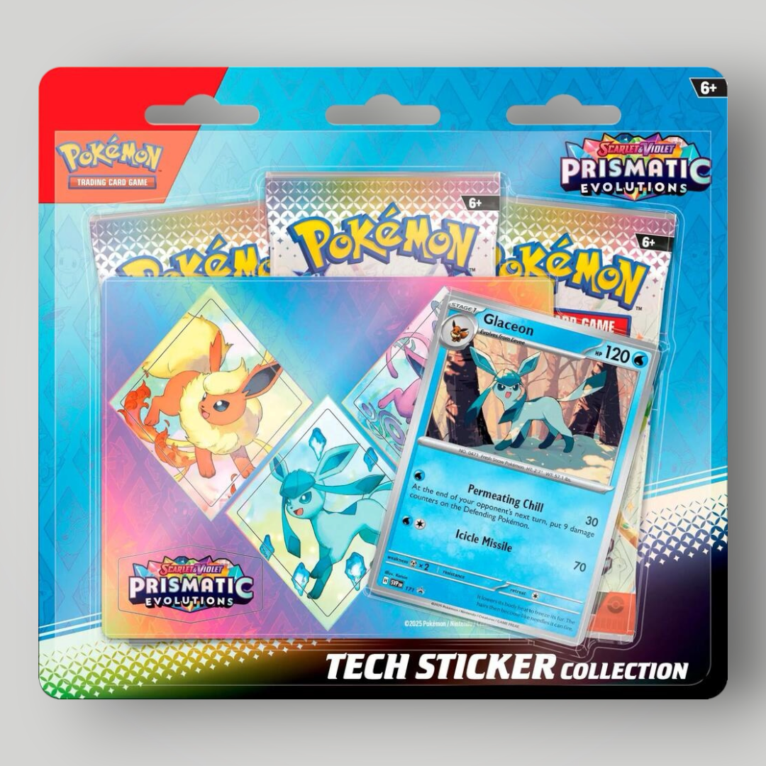 Prismatic Evolutions Tech Sticker Collection
