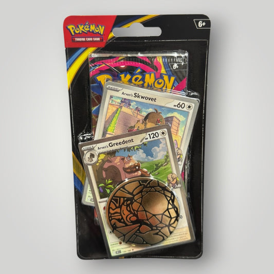 Phantasmal Flames (Arven’s Greedent and Skwovet) Blister