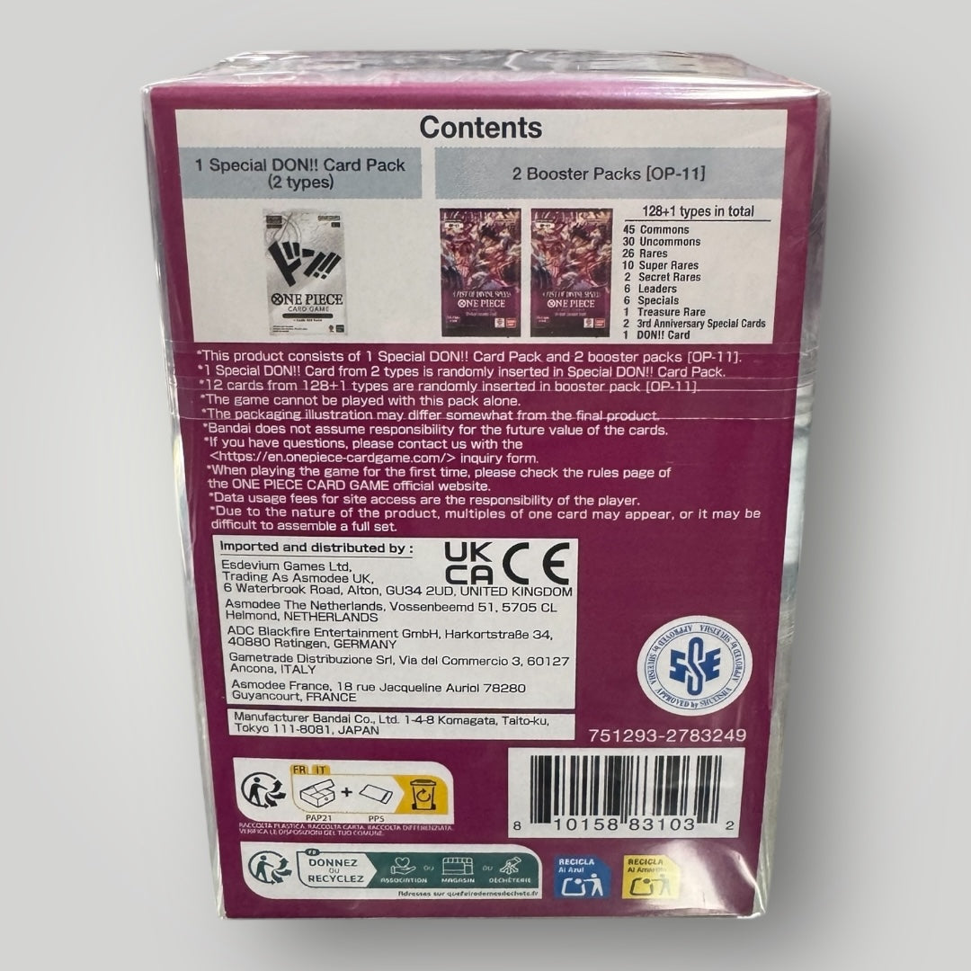 A Fist Of Divine Speed double pack OP-11