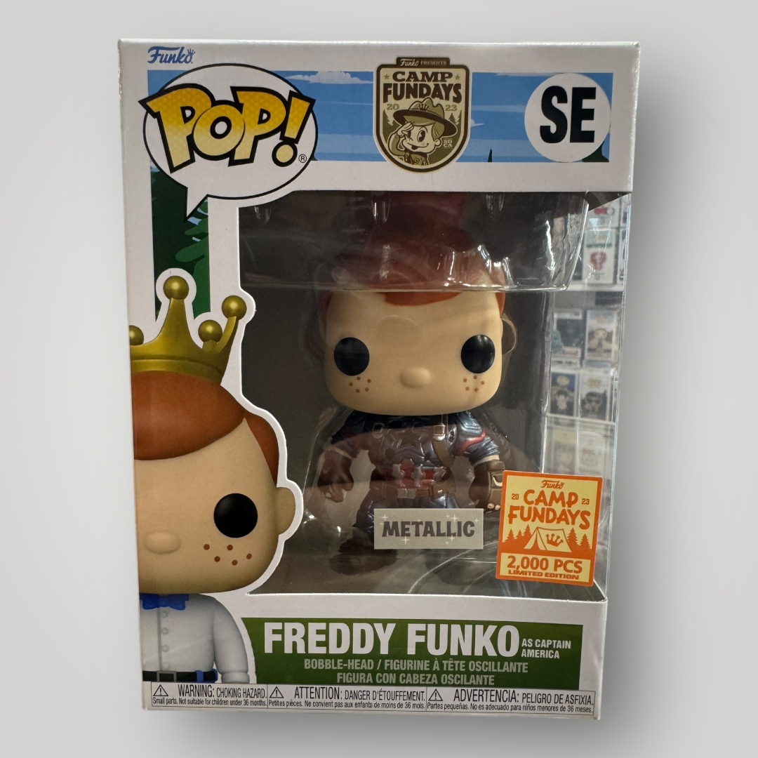 Funko Freddy As Captain America (Metallic)