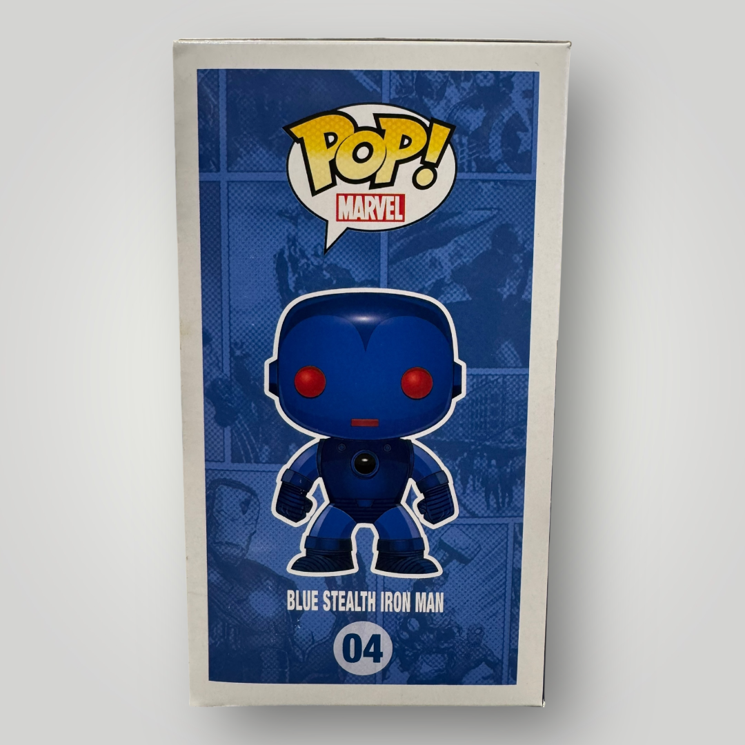 Funko Marvel Blue Stealth Iron Man #04 RICC Exclusive