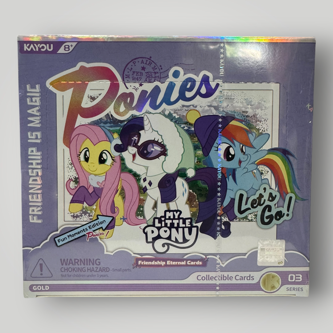 My Little Pony Collectable
Cards: Friendship Eternal Cards- Fun Moments Edition
Display- 003A