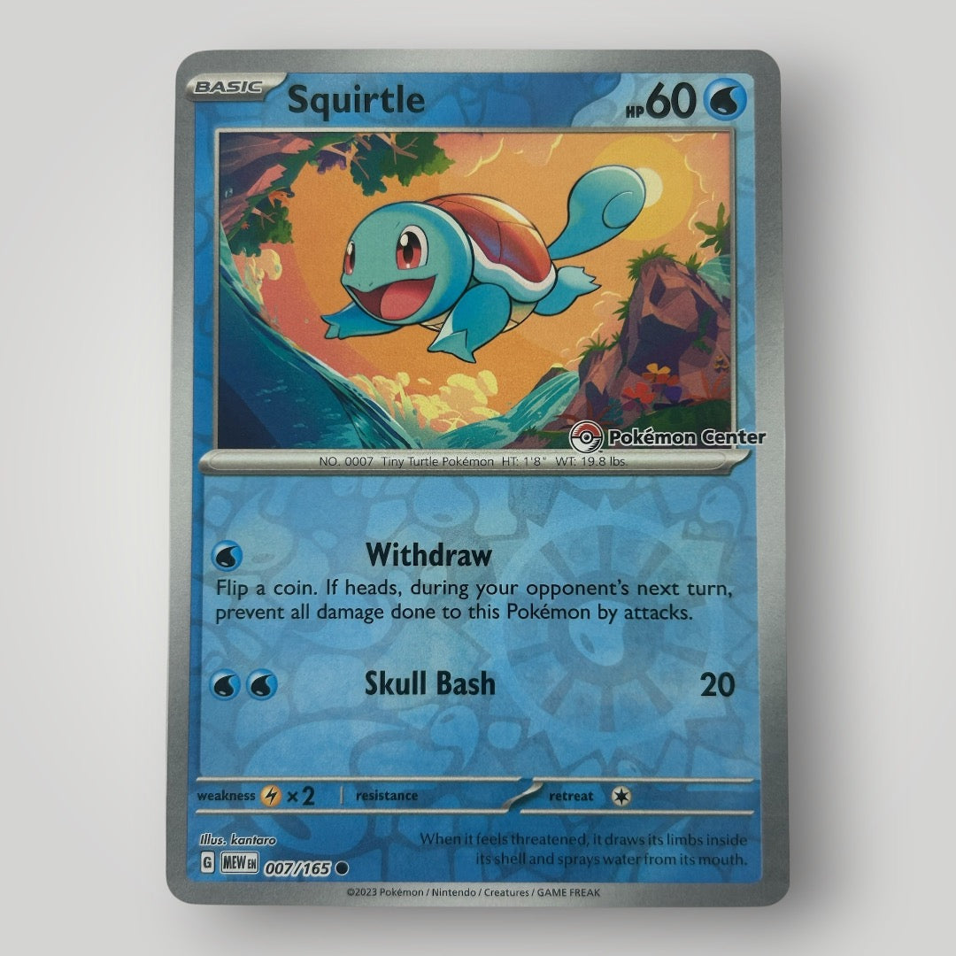 Squirtle 007/165 Pokemon Center