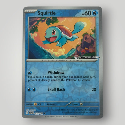 Squirtle 007/165 Pokemon Center
