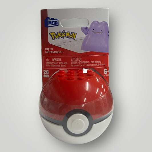 Mega Construx: Pokemon Ditto with Poke Ball #HTH98 26Pcs Mint in Box