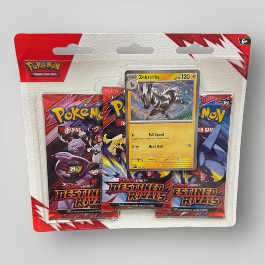 Destined Rivals 3 Pack Zebstrika Blister