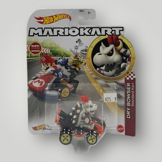 Hot Wheels Mario Kart Dry Bowser With Standard Kart
