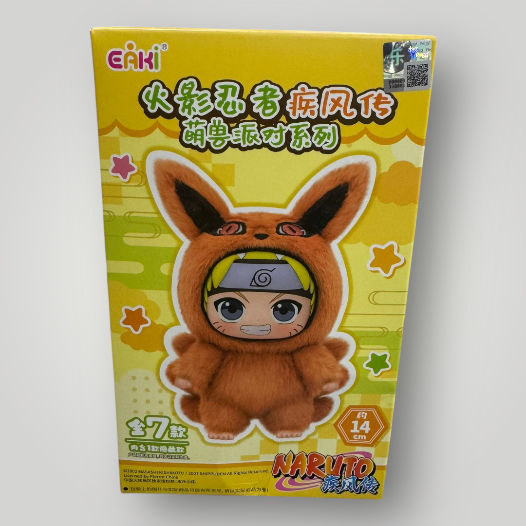 TOP TOY Naruto Beast Party Plush Keychains Gift Blind Box (Authentic)