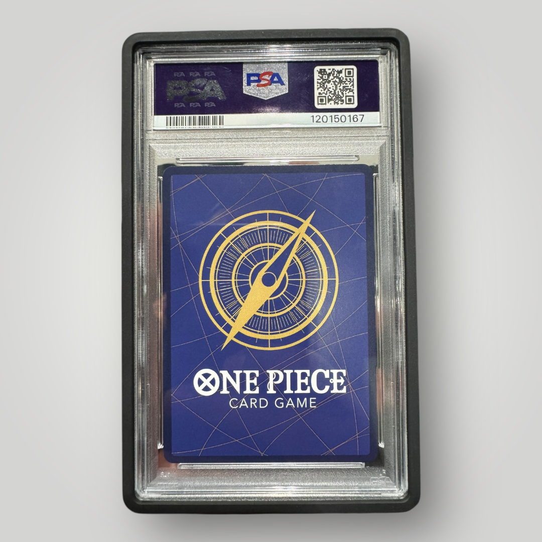 One Piece OP09 Nami SP Alt Art Holo Card PSA 10 Gem Mint