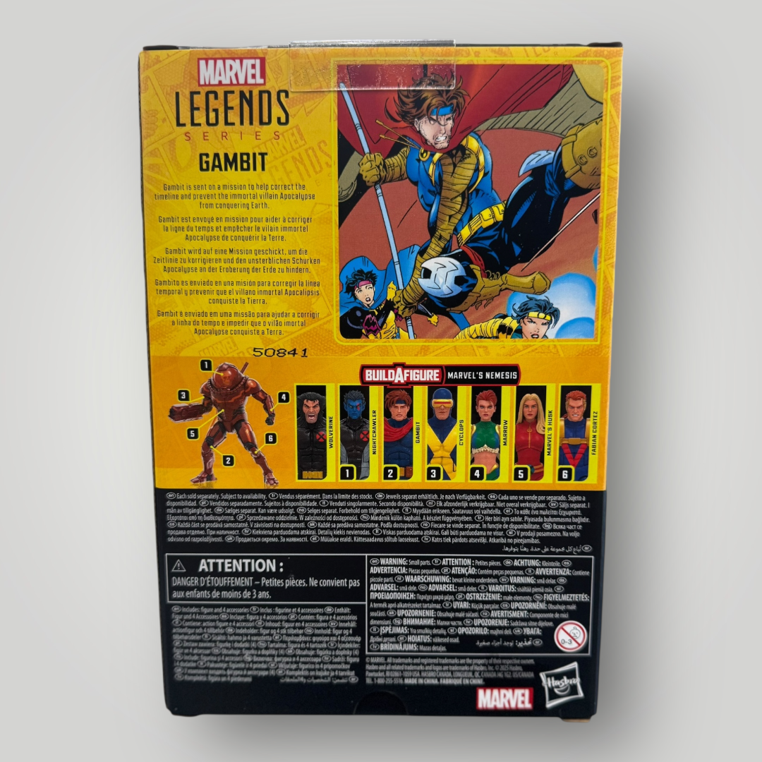 Marvel Legends Gambit X-Men Comics Action Figure